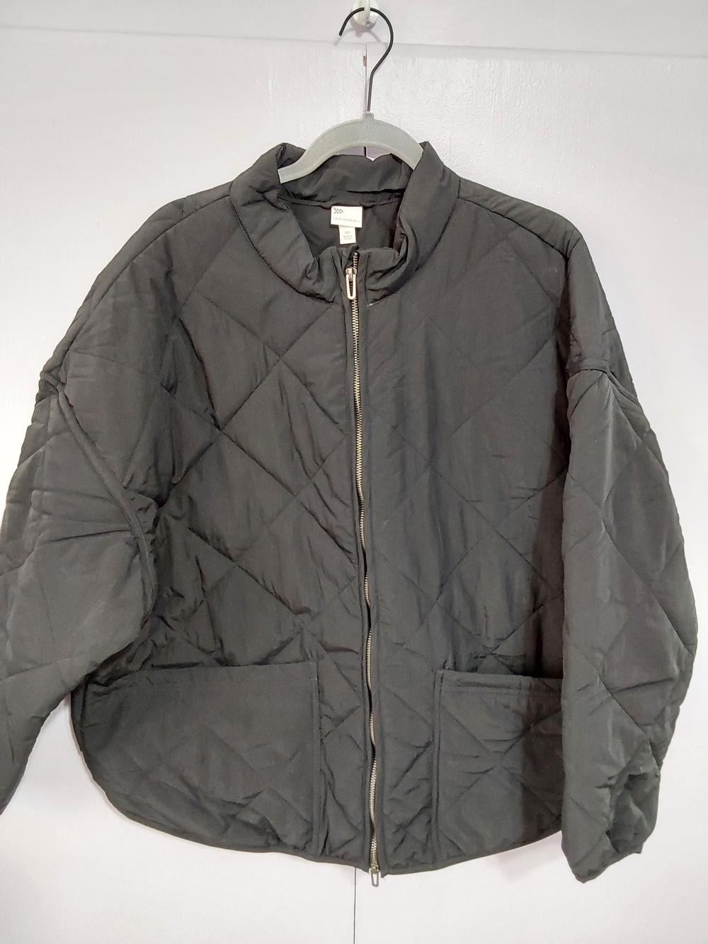 all in motion Black Quilted Zip-Up Puffer Jacket